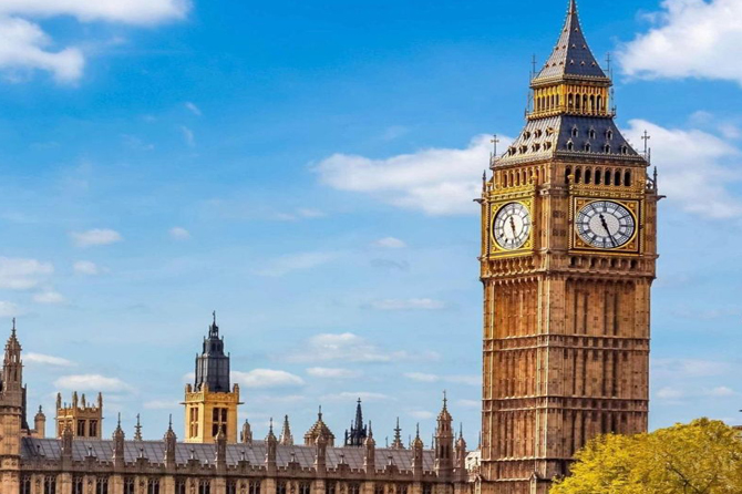 London skyline with Big Ben